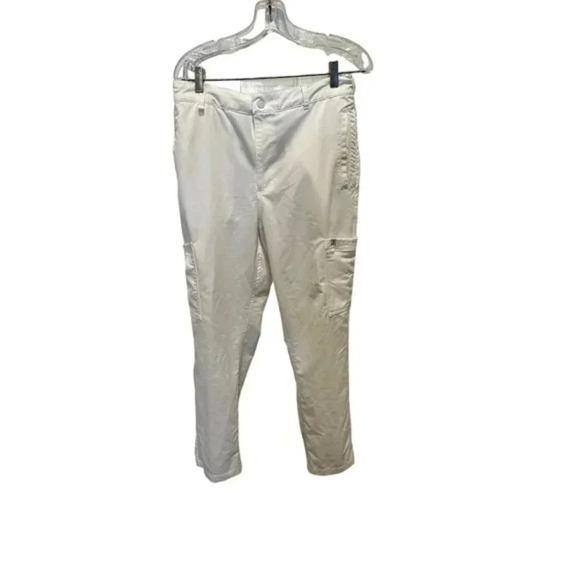 Jaanuu‎ Men's 11-pocket Relaxed-fit White Scrub Pant Size M - Picture 3 of 8